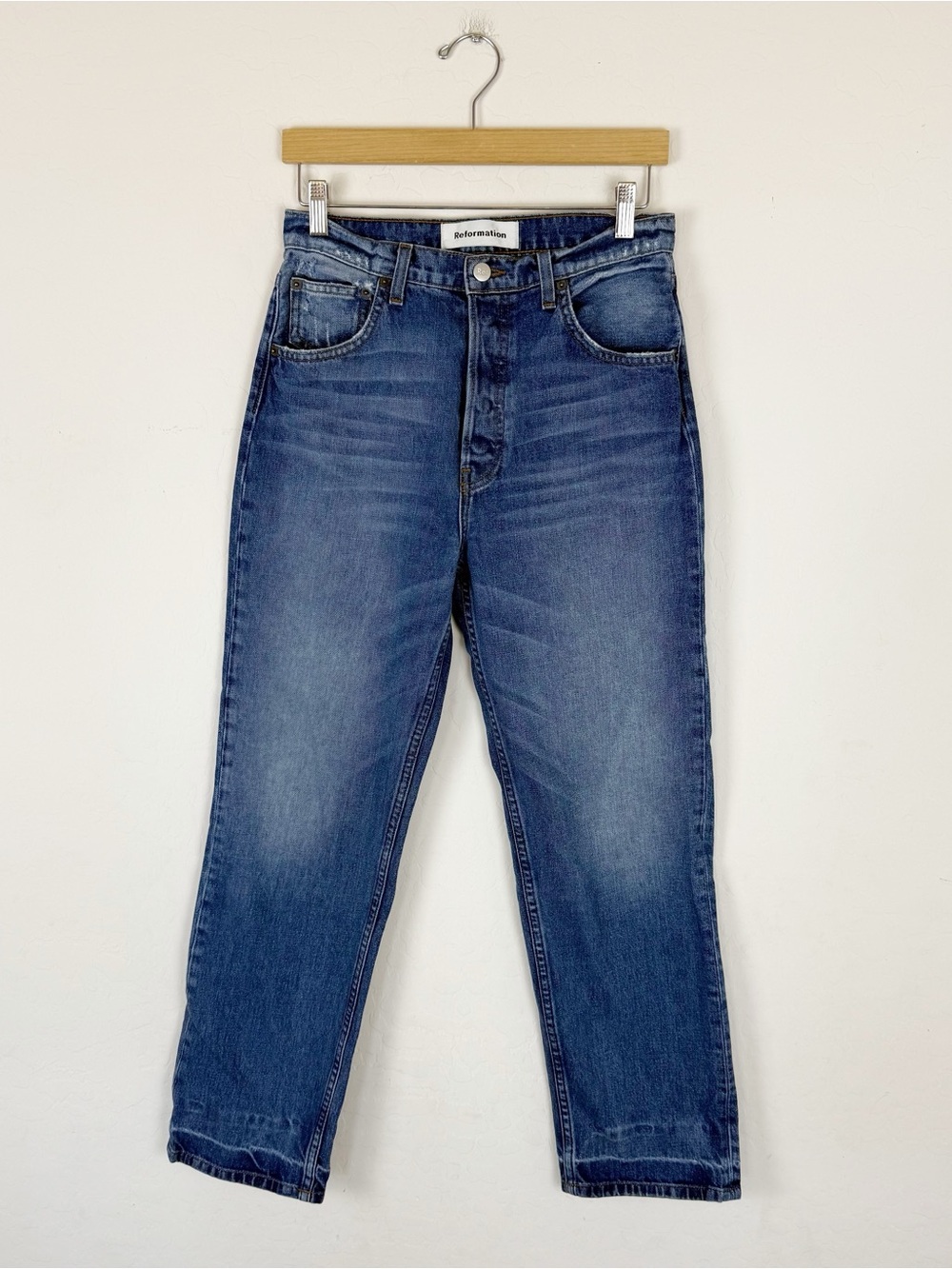 Reformation Cynthia High Waisted Jean in Antigua